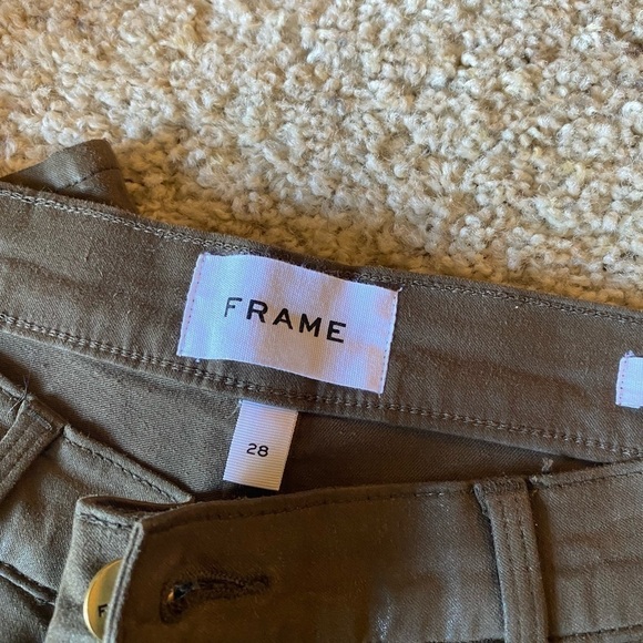 Frame Women’s Colored Jeans Le High Skinny Coated High Rise Pants - Picture 2 of 5